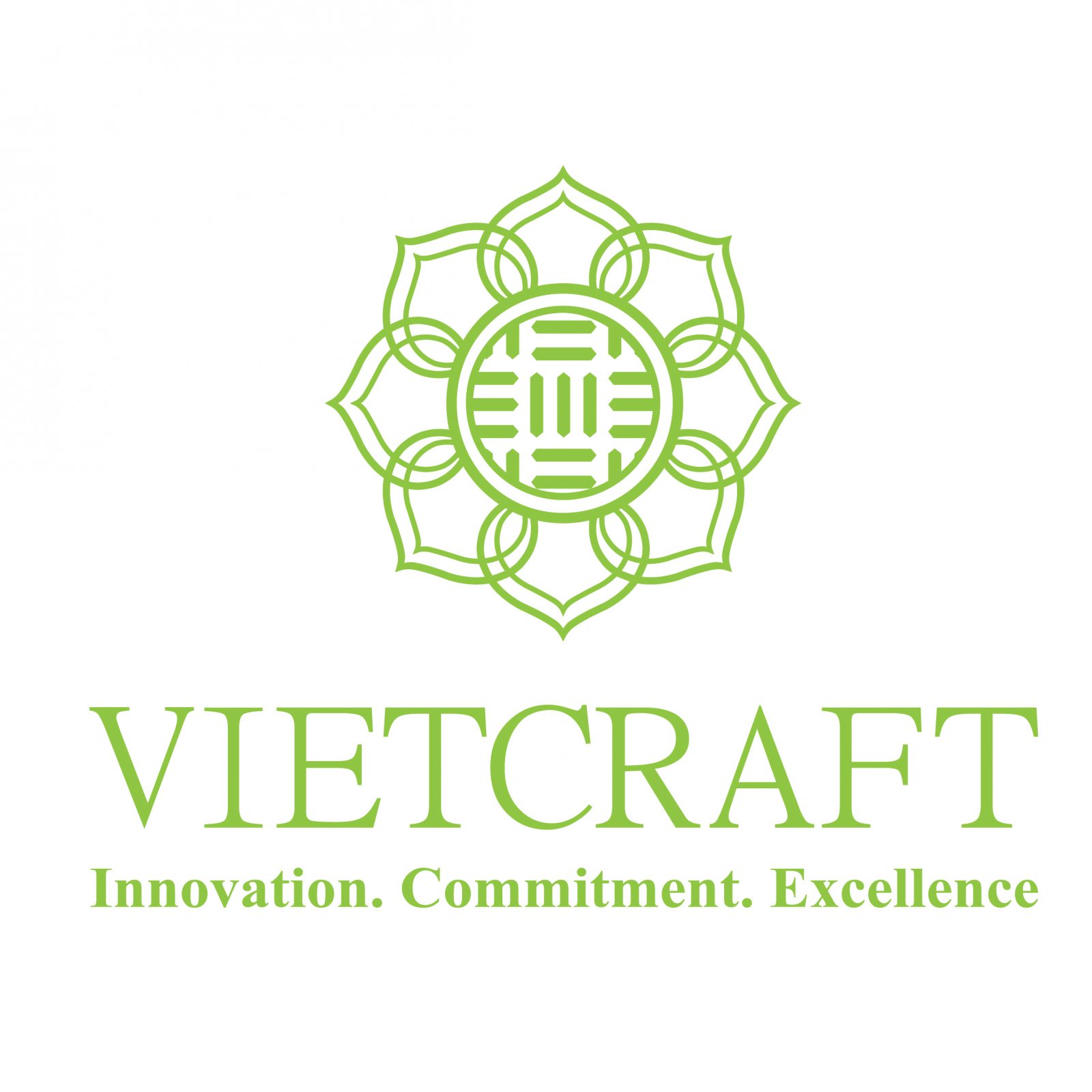 The Vietcraft logo outlines their innovation, commitment and excellence